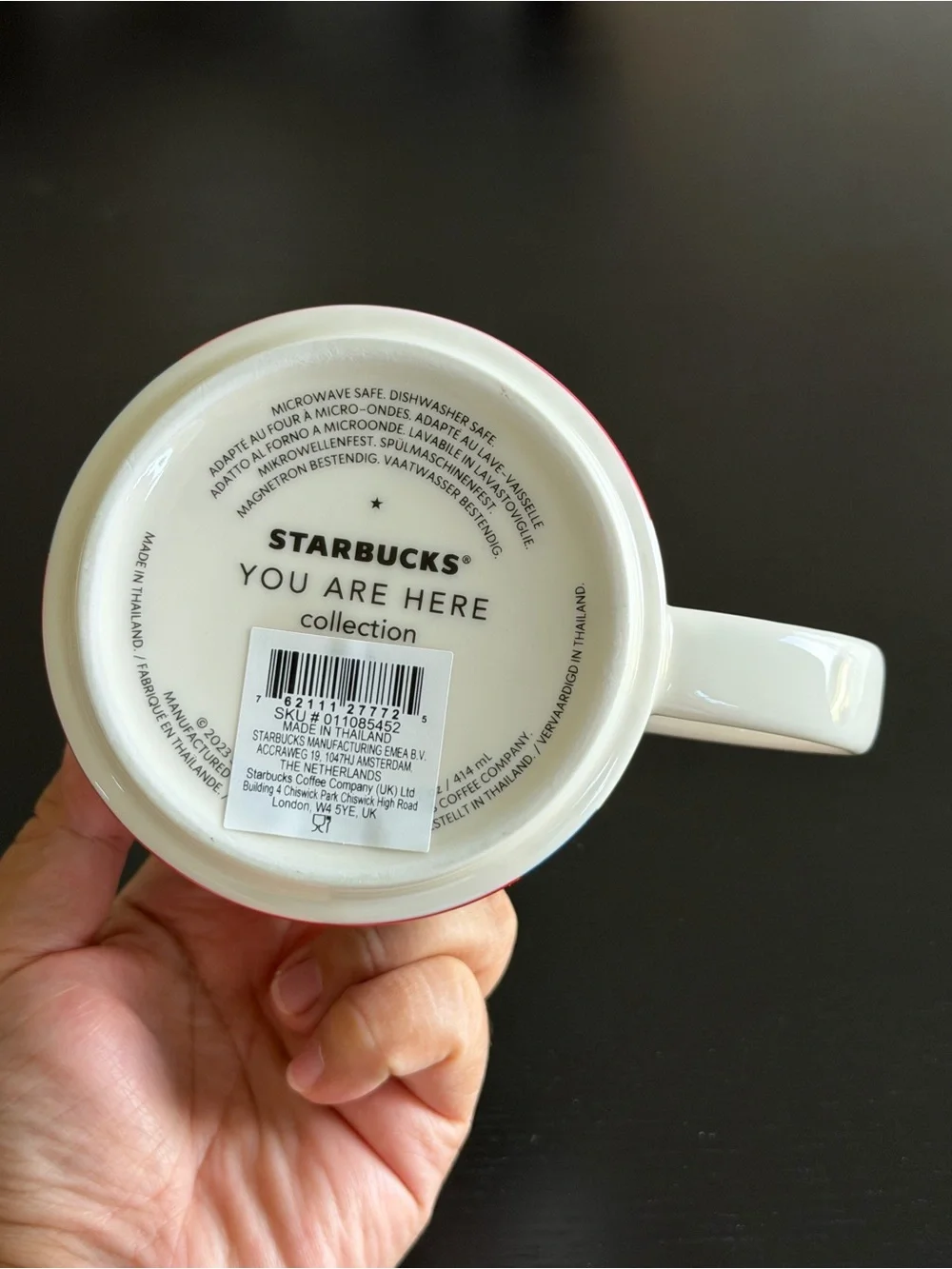 Starbucks NWOB You Are Here Series Czech Republic 14 Ounce Coffee Mug